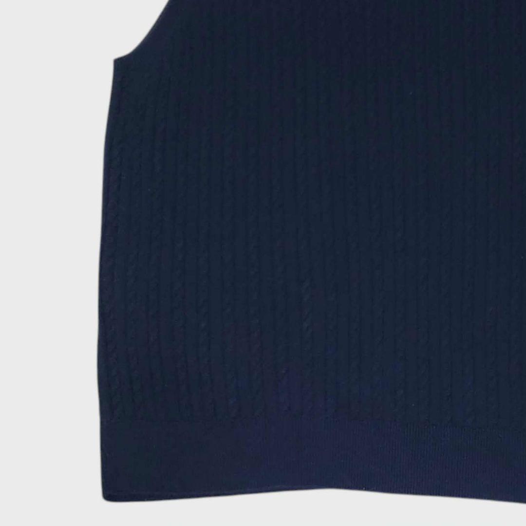 RALPH LAUREN　POLO GOLF　ケーブルニットベスト　アンゴラ混