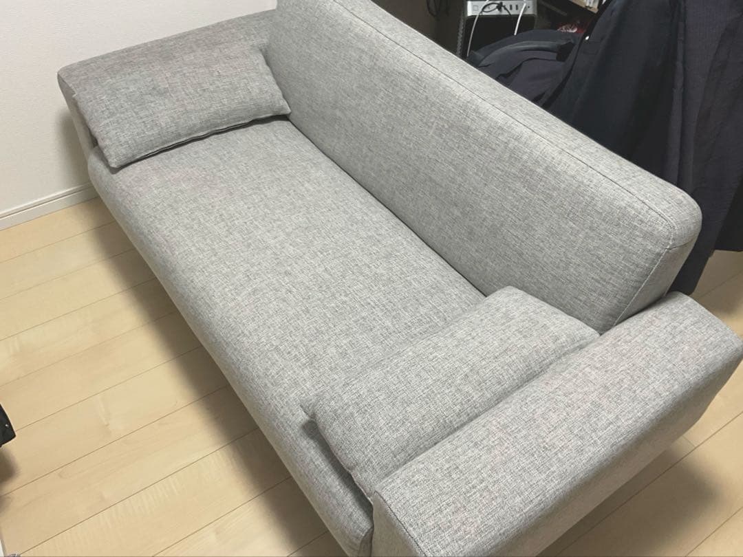 LOWYA 2人掛けソファ グレー