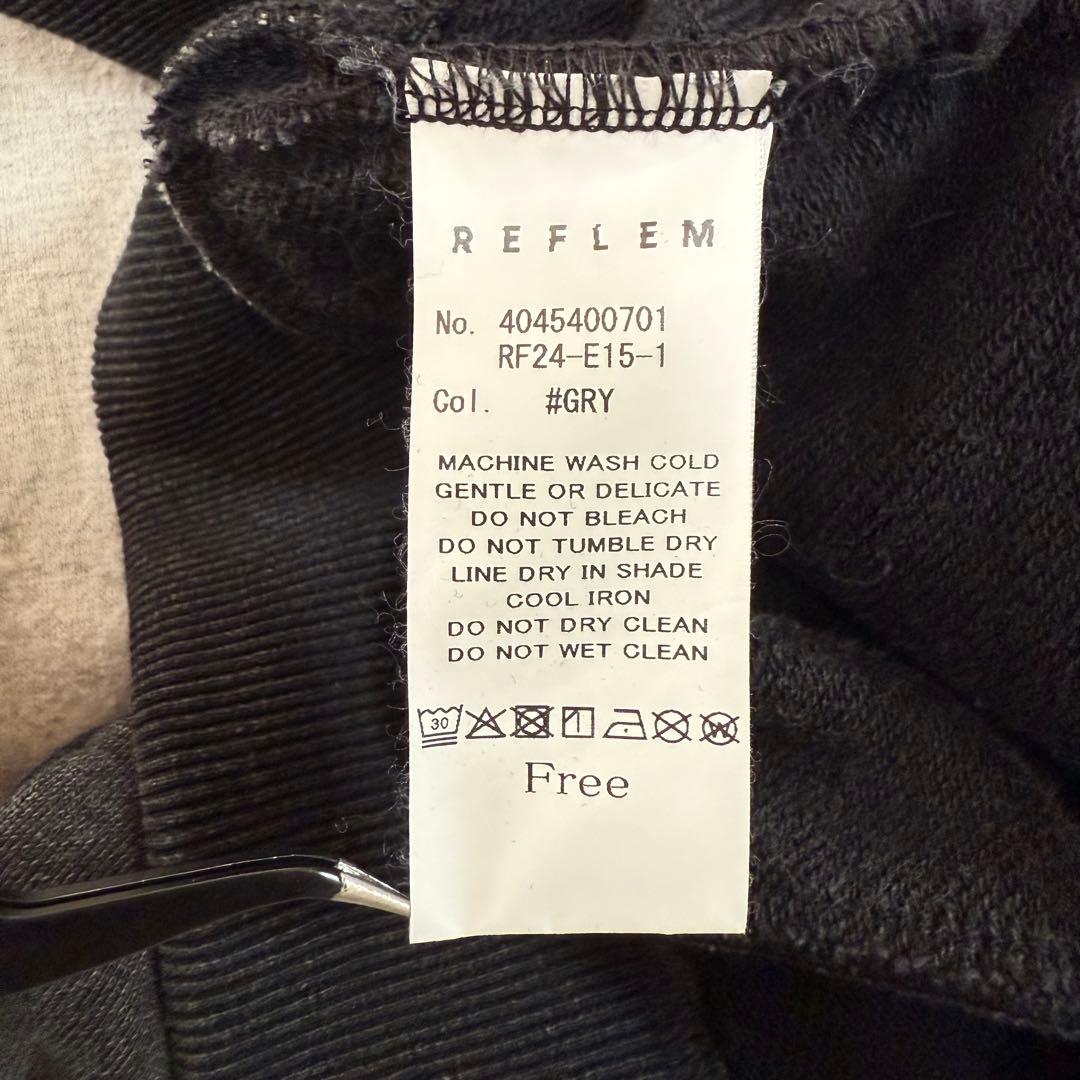 REFLEM レフレム 猫耳ZIPパーカー ジップパーカー フェード加工 人気