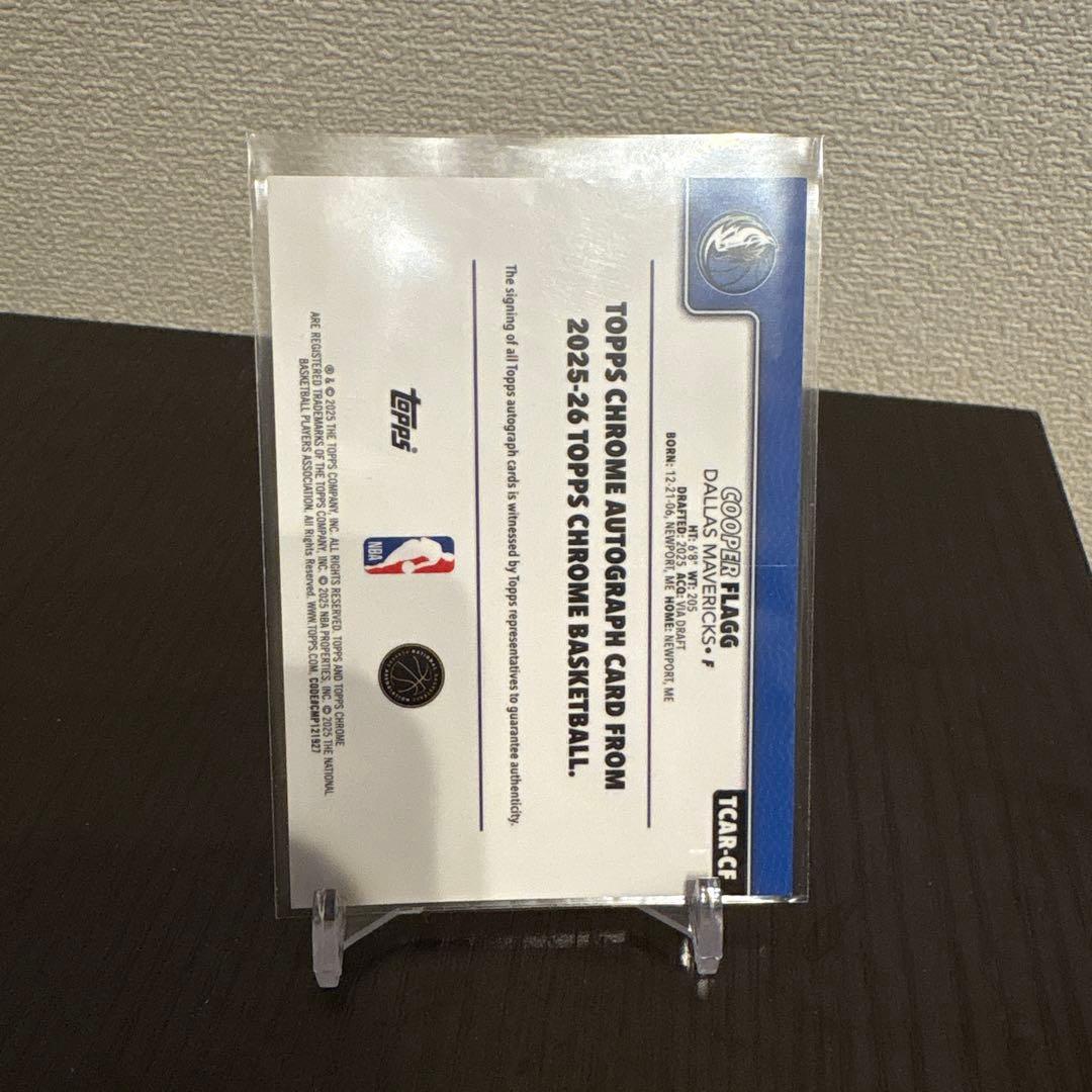 On Card Auto Cooper Flagg 直筆サイン ルーキー RC