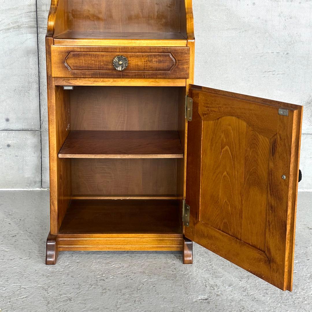 ★karimoku★ カリモク コロニアル 電話台 キャビネット｜高級木製家具