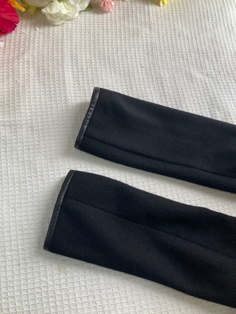 EPOCA エポカウール毛アンゴラコート美品希少ロング丈 M金ボタンポケット