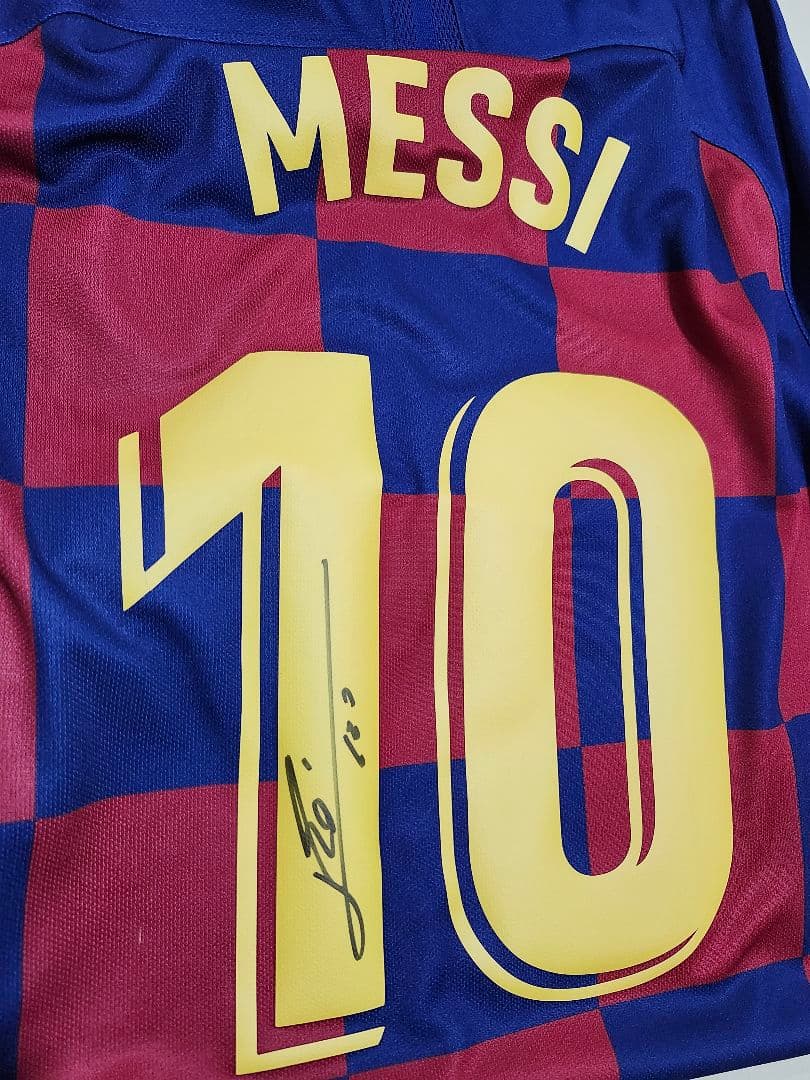 バルセロナ メッシ サイン ユニフォーム ICONS 正規 証明書 NIKE