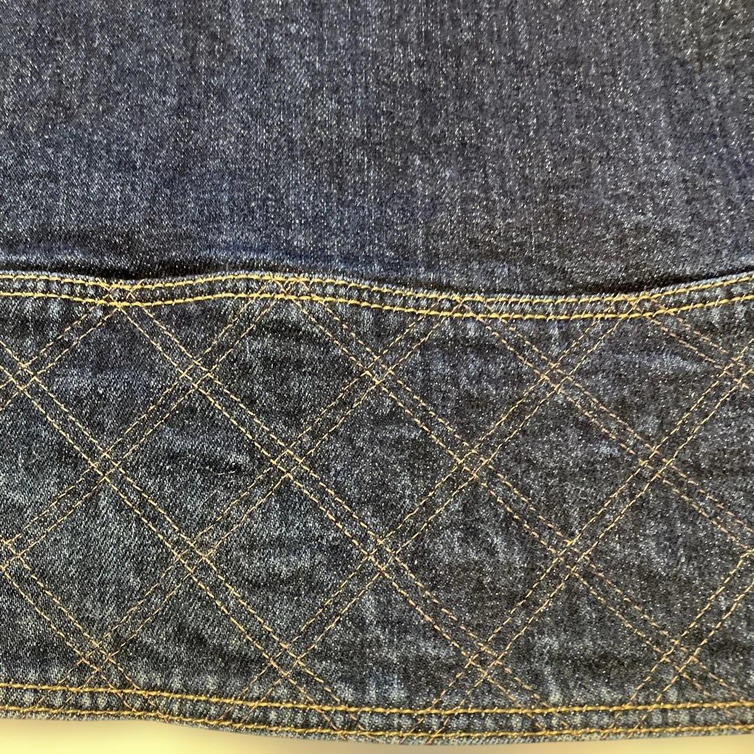 ボーダーズアットバルコニー　デニム パフスリーブ ワンピース 38新品