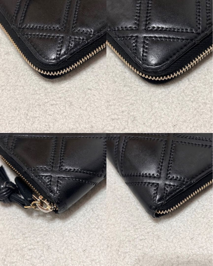 極美品❗️ CHANEL シャネル　フリンジ　ラウンドファスナー　長財布　ブラック