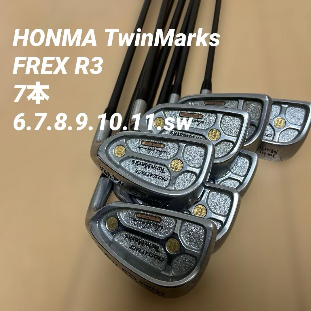 HONMA TwinMarks R3 7本セット メンズ ゴルフ アイアンセット
