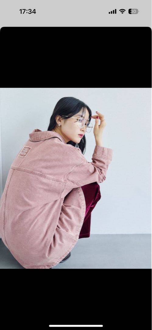 フリンジパッチ/レプシィム /BIGデニムシャツ/LEPSIM