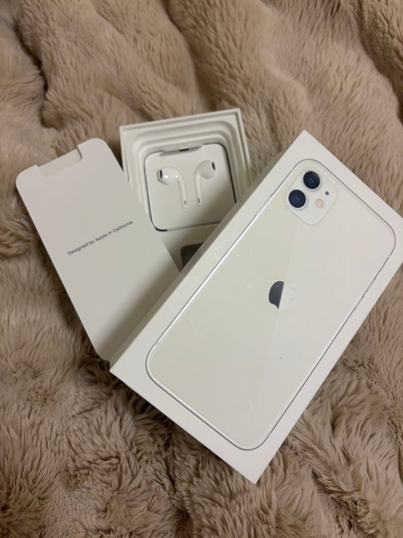 Apple iPhone 11 ホワイト 本体 付属品あり