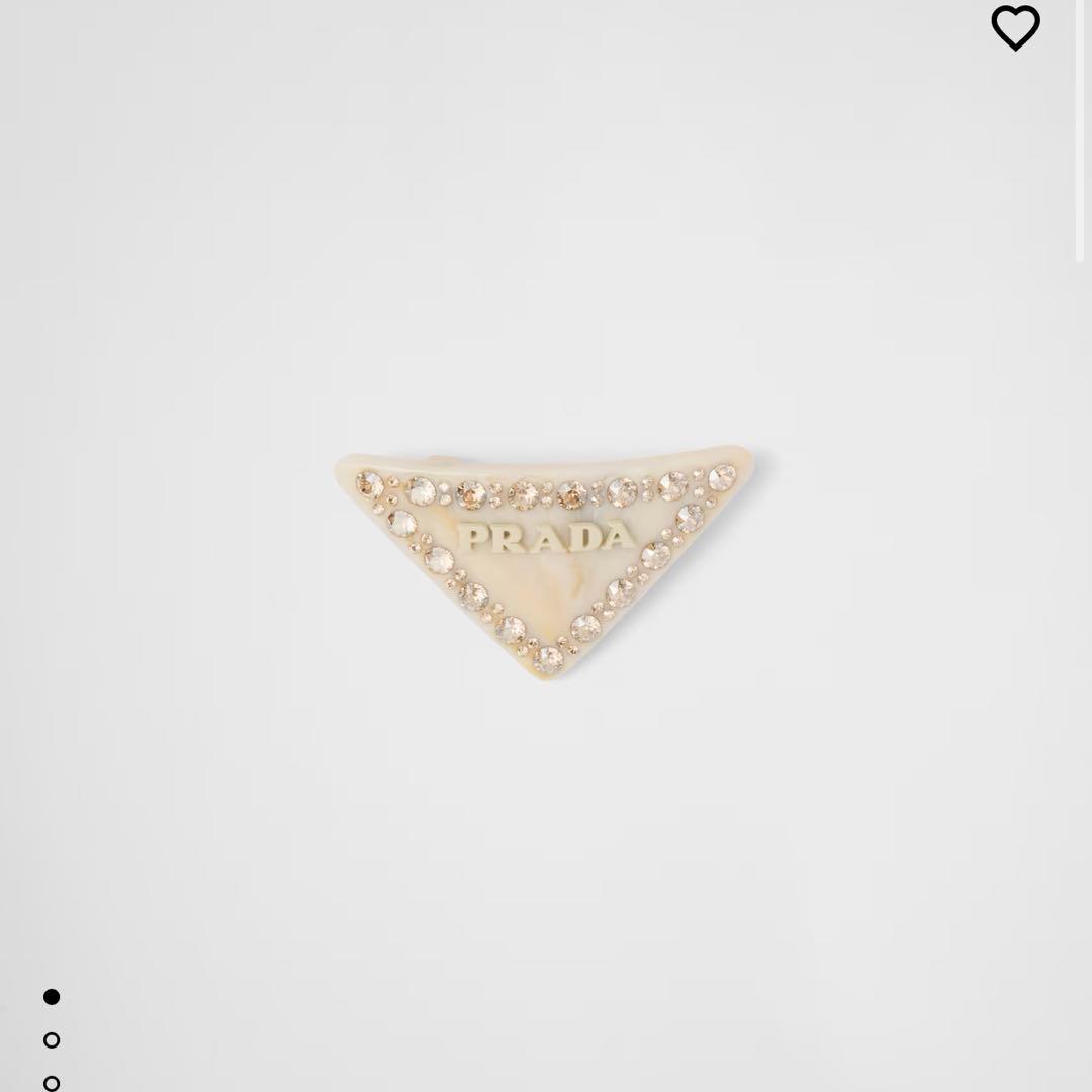 PRADA プレキシガラス ヘアクリップ正規品