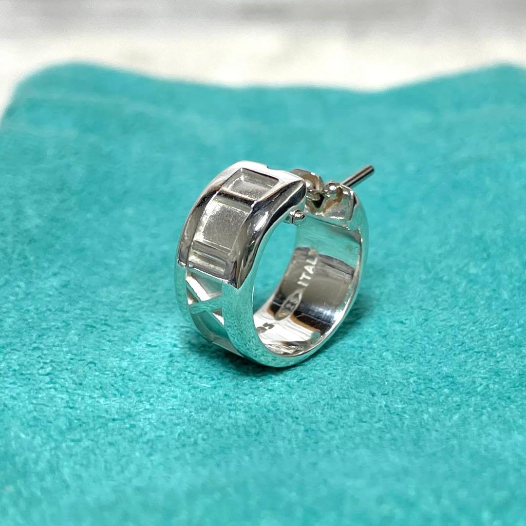 【極美品】ティファニー　アトラスフープピアス片耳　メンズ/レディース　925