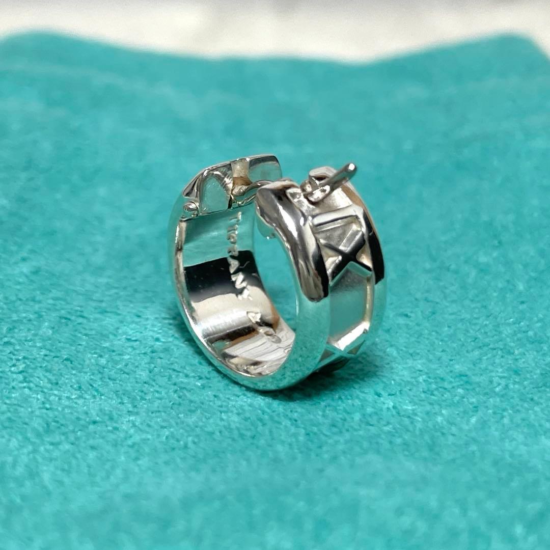 【極美品】ティファニー　アトラスフープピアス片耳　メンズ/レディース　925