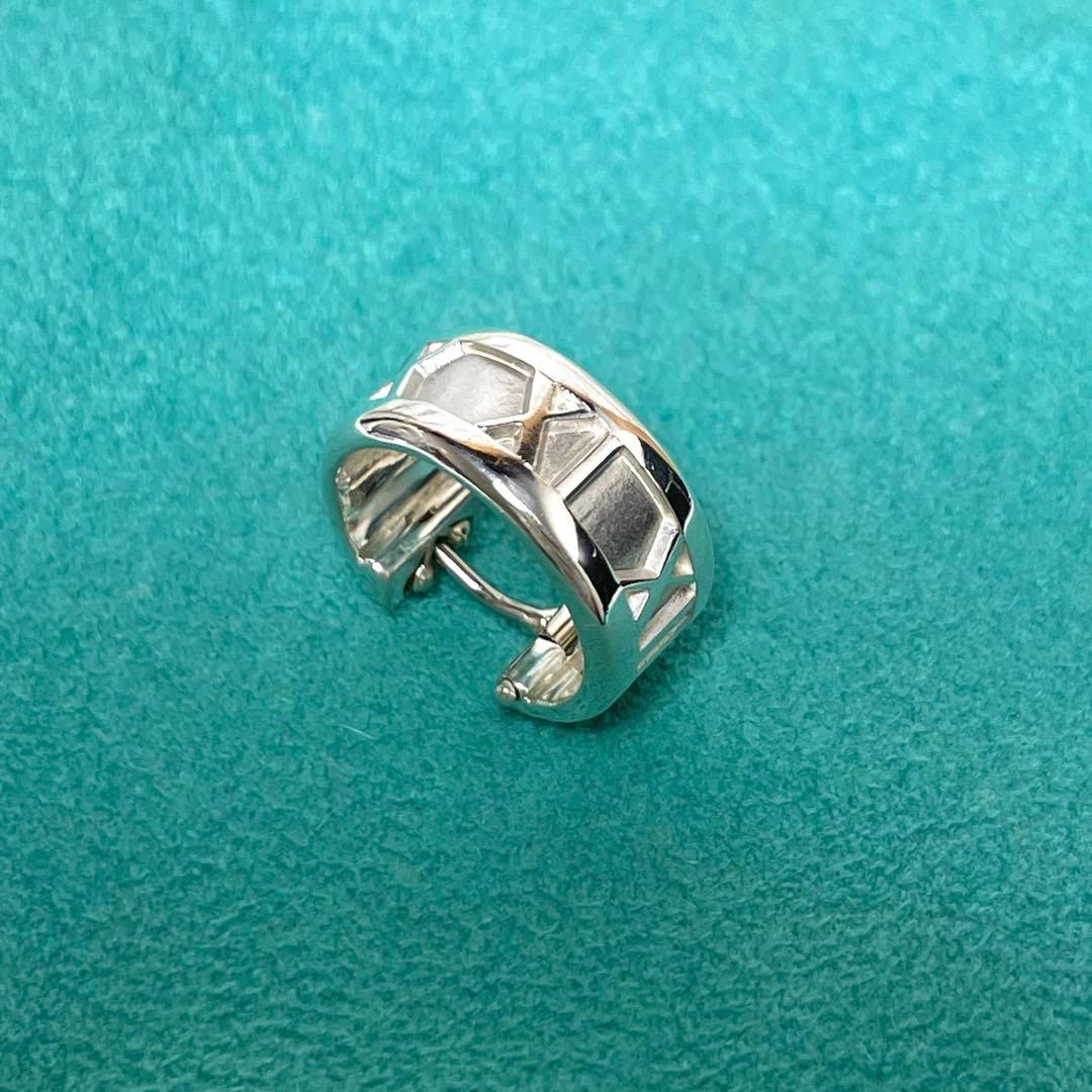 【極美品】ティファニー　アトラスフープピアス片耳　メンズ/レディース　925