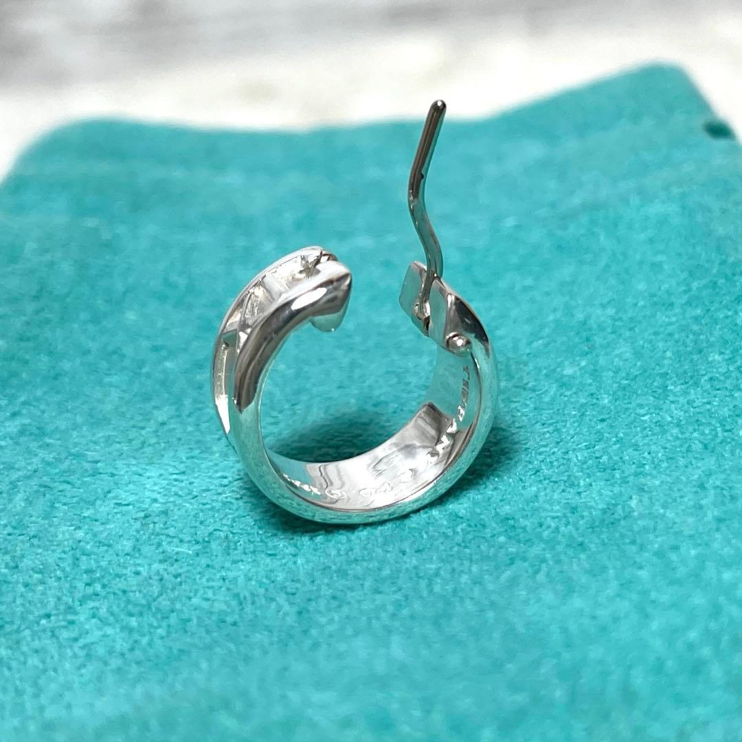 【極美品】ティファニー　アトラスフープピアス片耳　メンズ/レディース　925