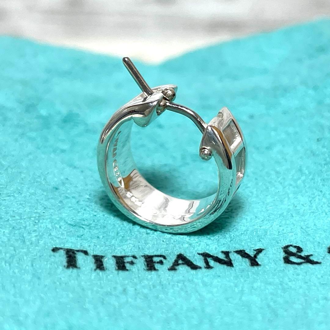 【極美品】ティファニー　アトラスフープピアス片耳　メンズ/レディース　925