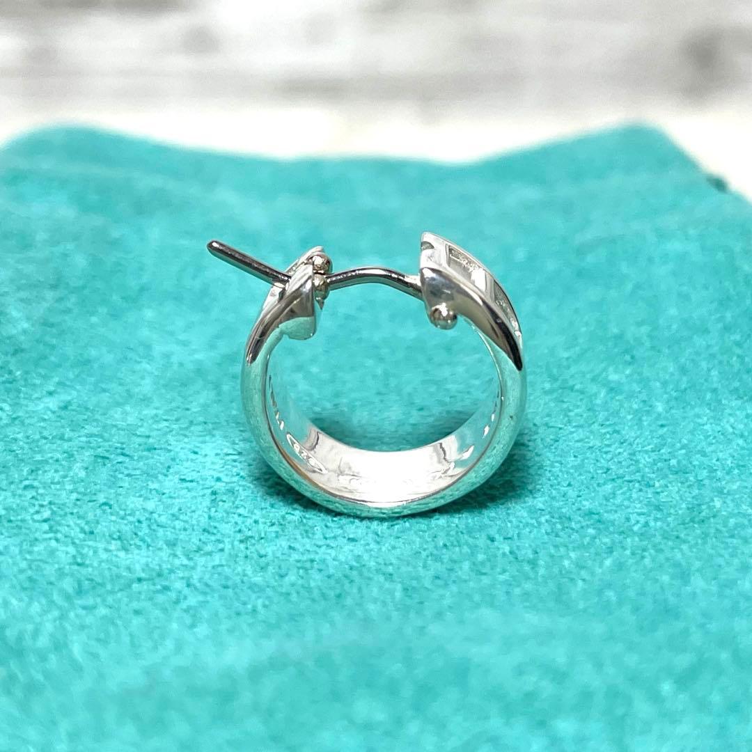 【極美品】ティファニー　アトラスフープピアス片耳　メンズ/レディース　925