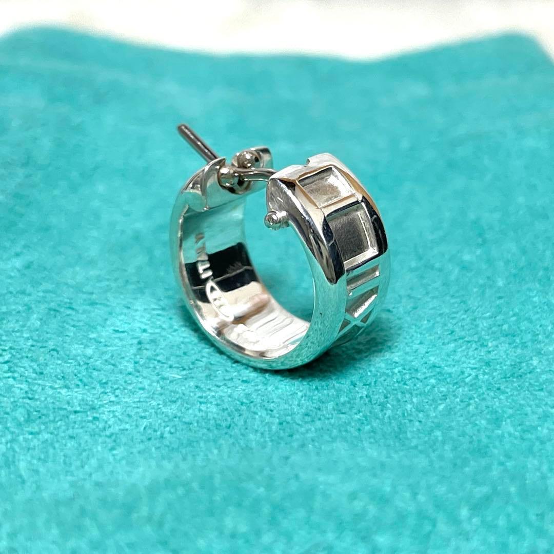 【極美品】ティファニー　アトラスフープピアス片耳　メンズ/レディース　925