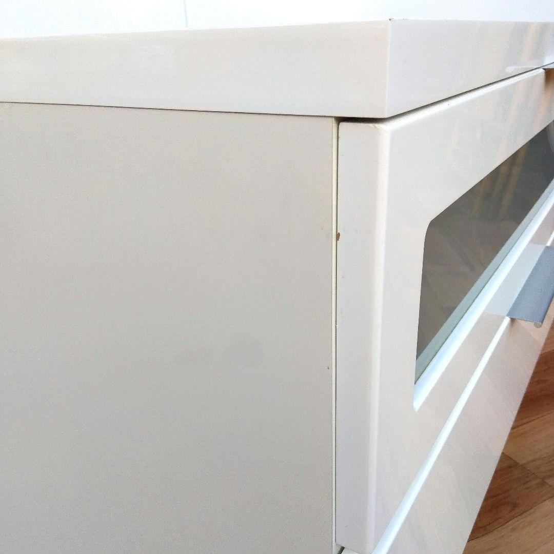 [shigeka2]MKマエダ　 白　鏡面仕上げ　テレビ台　AVラック