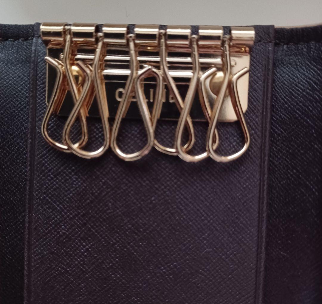 新品 CELINE レザー キーケース