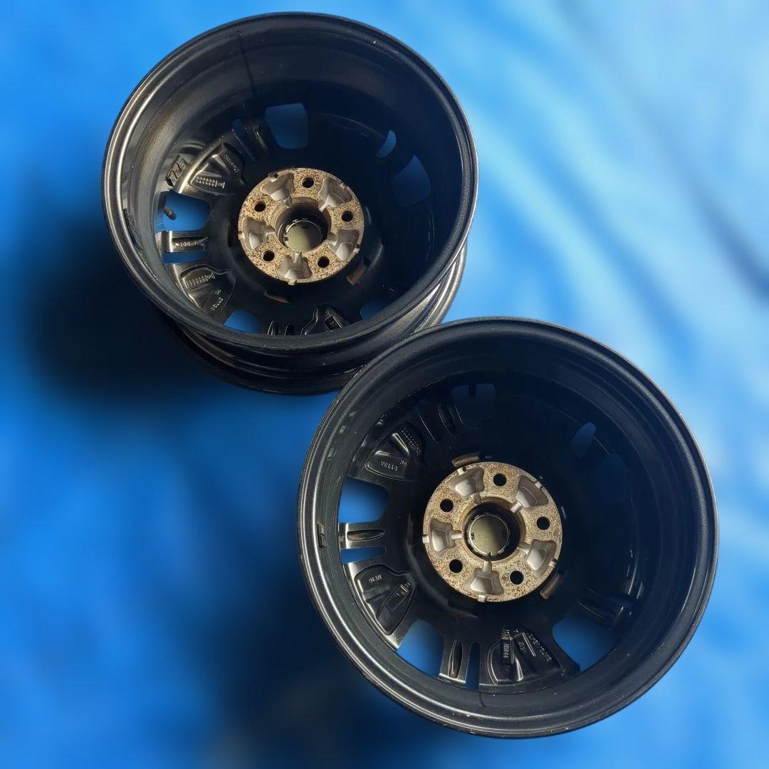 ②ニッサン セレナ純正アルミホイール 2本 送料込み