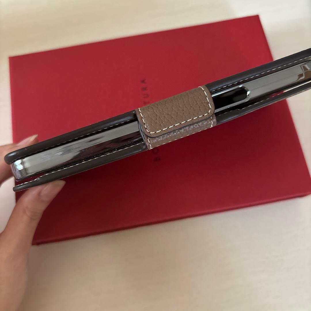 【超美品】BONAVENTURA iPhoneケース(エトープ)