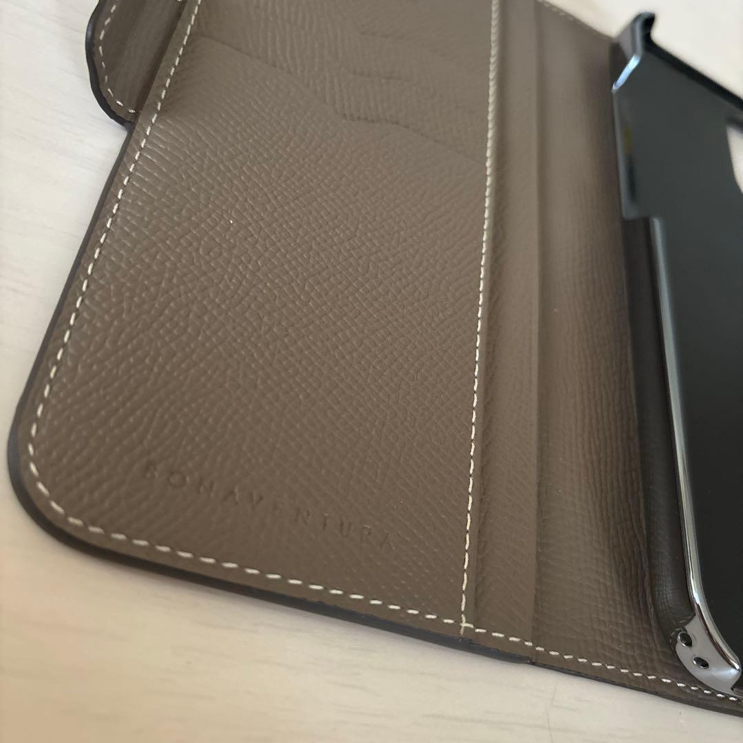 【超美品】BONAVENTURA iPhoneケース(エトープ)