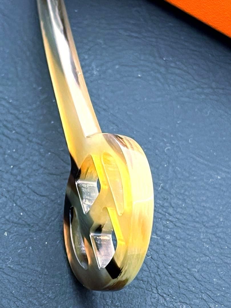 HERMES 簪　カンザシ　バッファローフォーン　未使用保管品