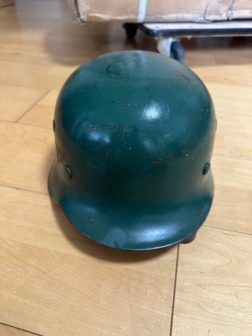 ドイツ軍 M42ヘルメット　第二次世界大戦　当時物