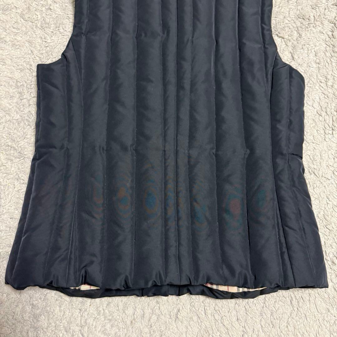 BURBERRY バーバリー ダウンベスト ノバチェック ブラック 40 L