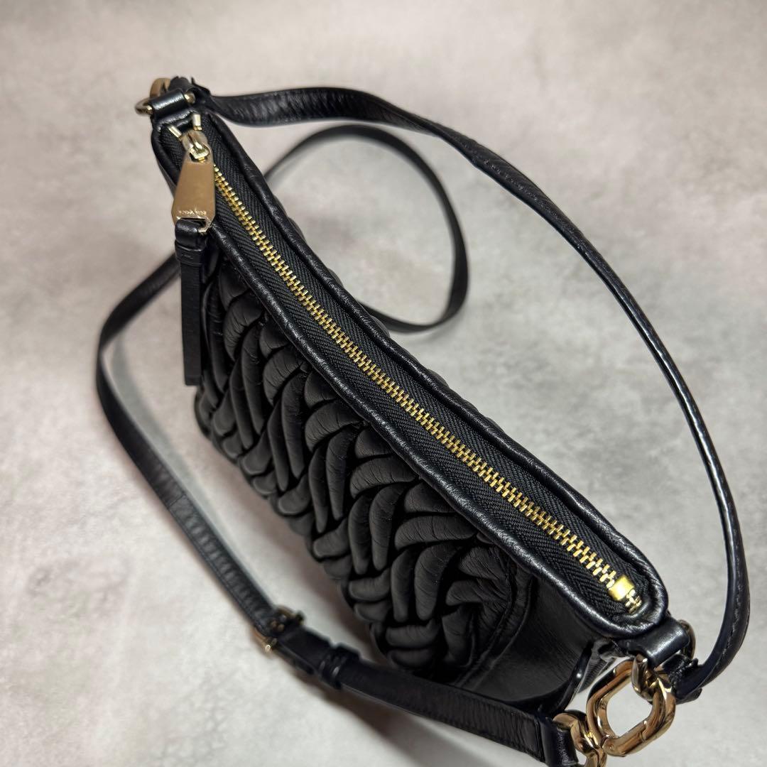 美品 コーチ ショルダーバッグ ハンドバッグ クロスボディ 斜め掛け 2WAY