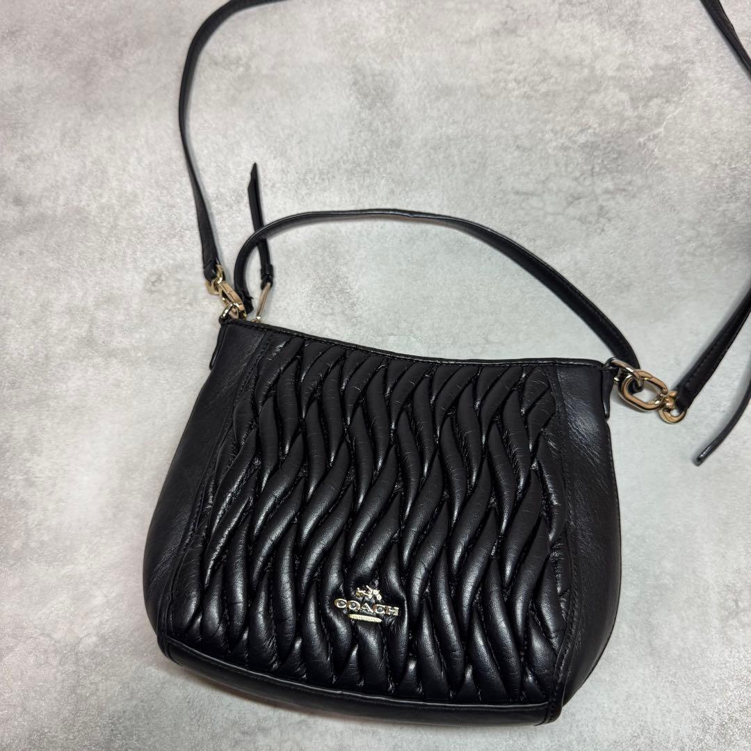 美品 コーチ ショルダーバッグ ハンドバッグ クロスボディ 斜め掛け 2WAY