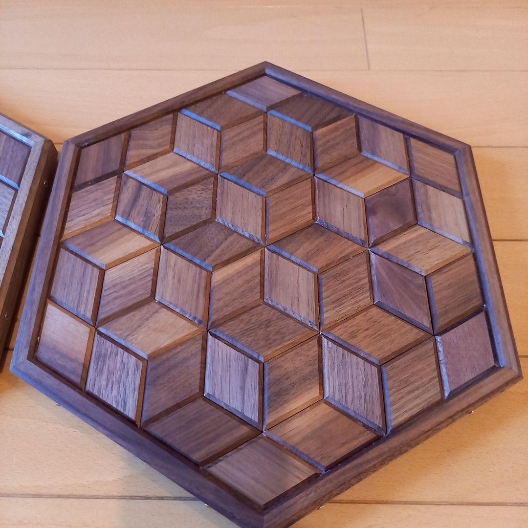 三脚テーブル天板　天然無垢　ウォルナット２枚セットソフトデニム専用袋付き