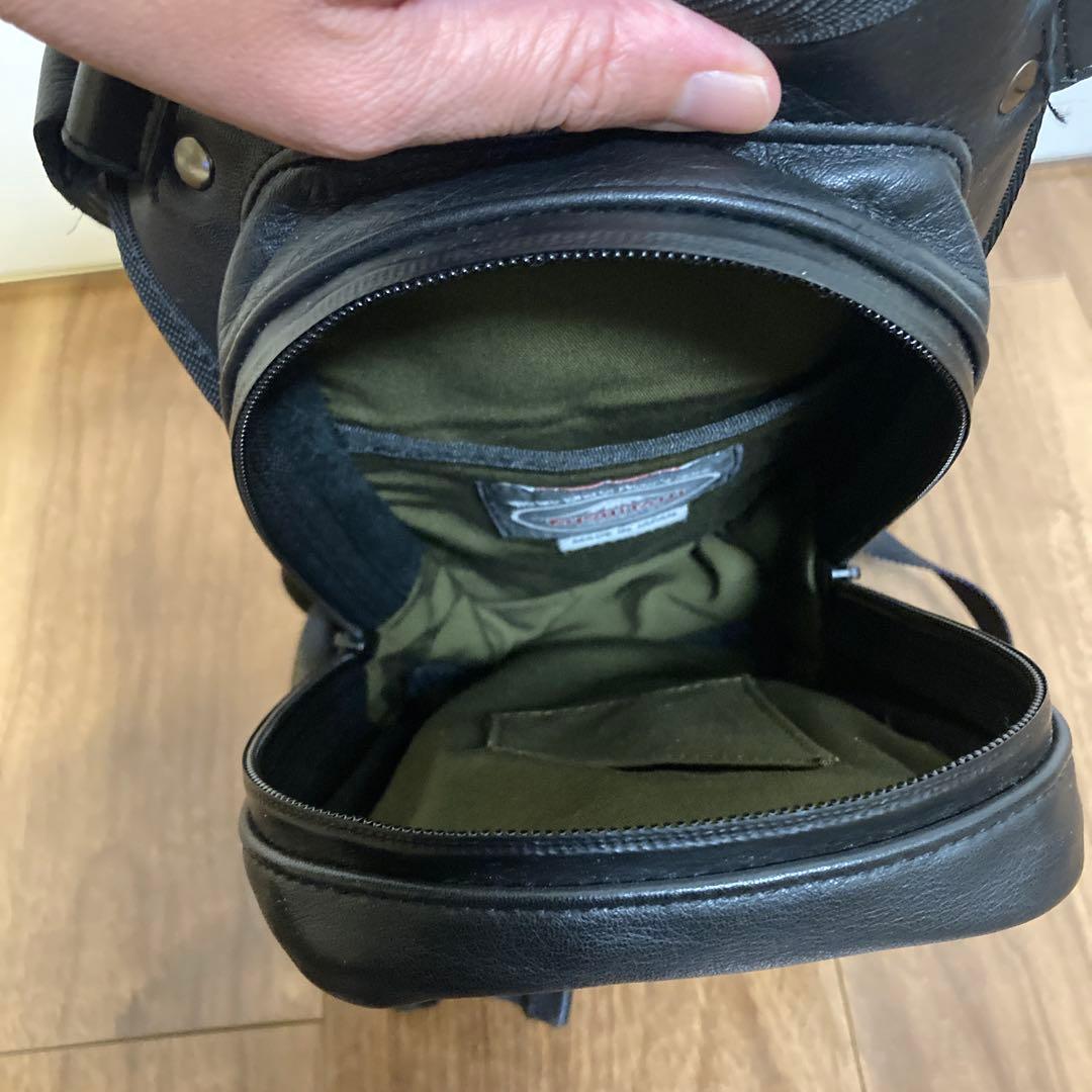 『美品』クシタニ　エグザリートレザー　2wayレッグバック