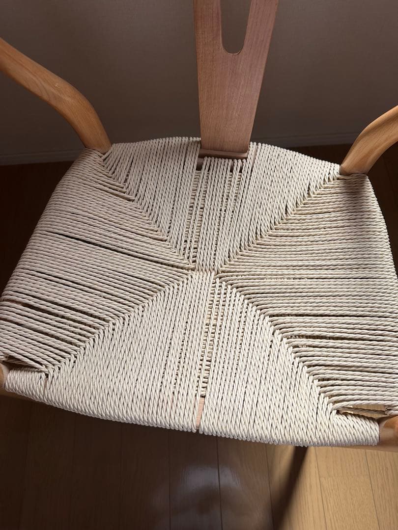 ナチュラルウィッカー Yチェア風ダイニングチェア