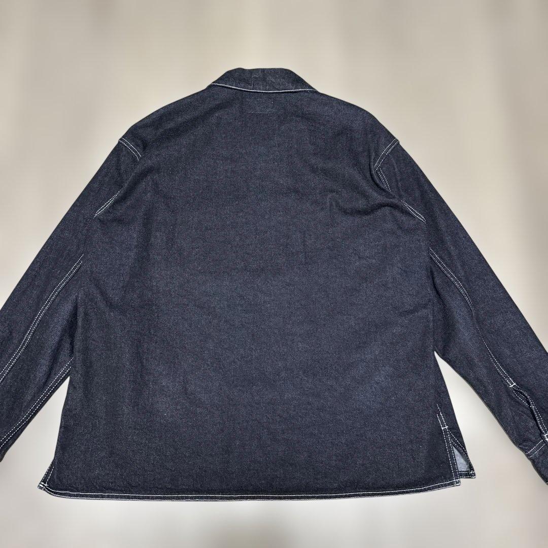 ジャケット・アウター SOPHNET. DENIM DRIZZLER JACKET INDIGO/XL