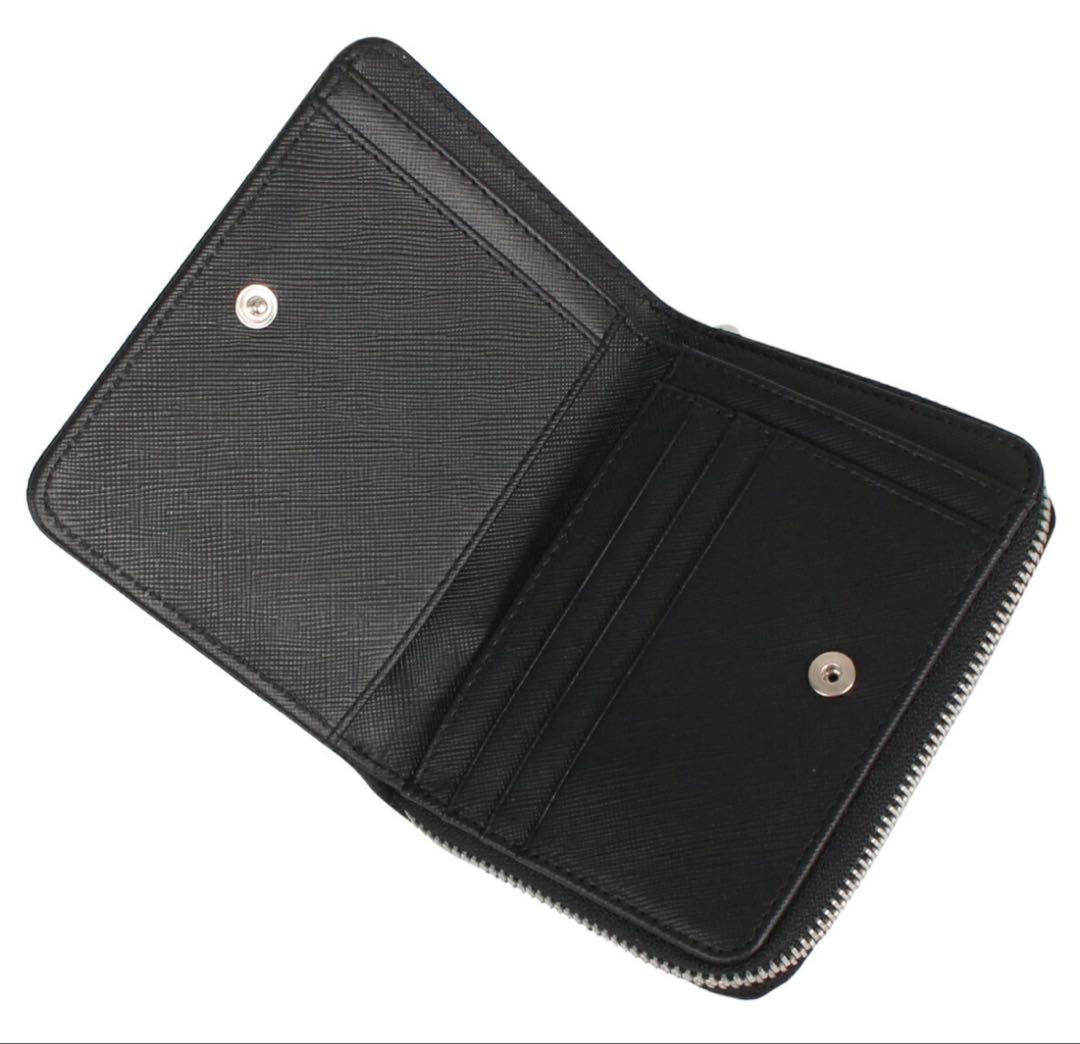 A.B.C. ブラック 二つ折り財布