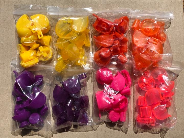 gcコン カスタム ボタン 21色