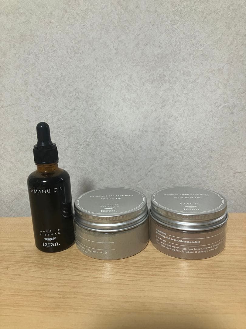 taran タランフェイスパック・タマヌオイルセット