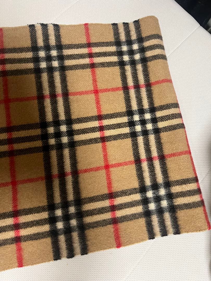 美品　クリーニング済み　Burberry バーバリー マフラー カシミヤ100