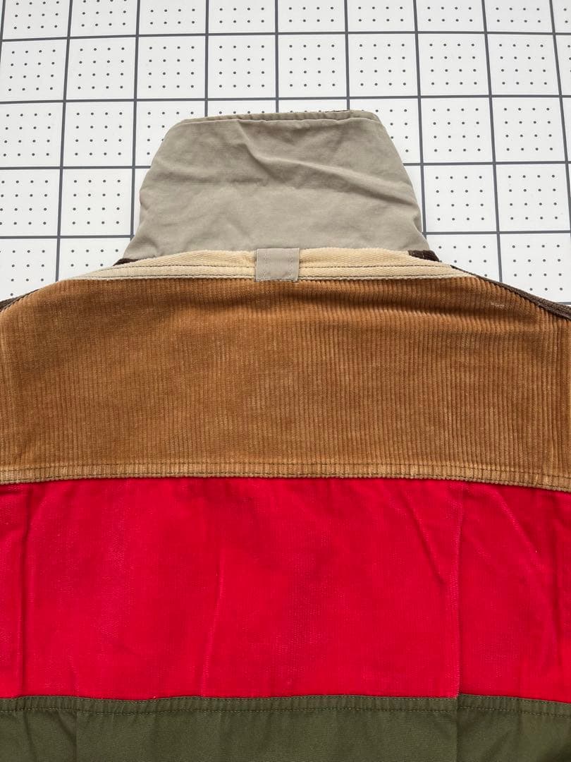 60s70s レインボーレイクジャケット ビンテージ ハンティング パッチワーク