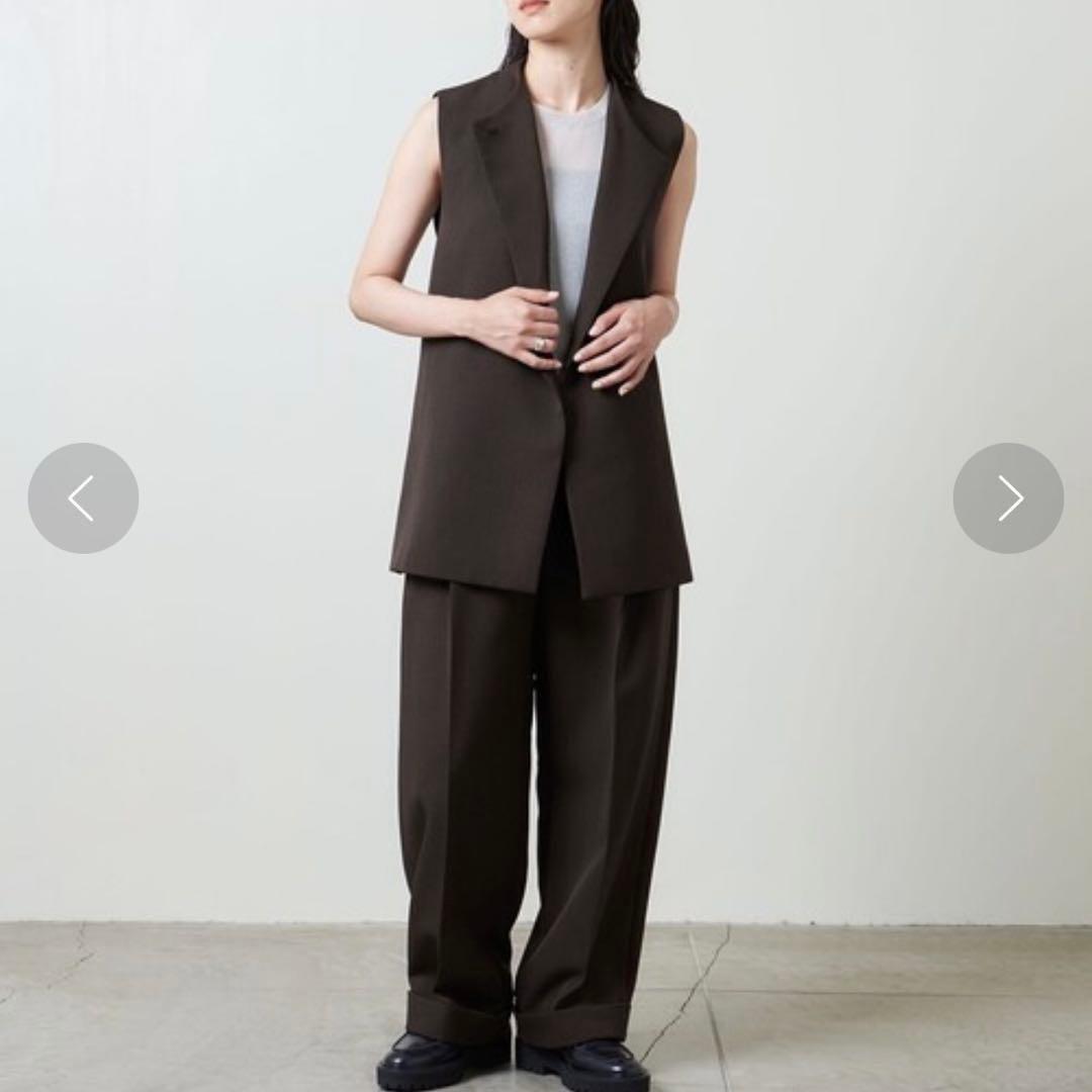 人気 2024 マルゥユナイテッドアローズ ウエストベルトジレ 黒