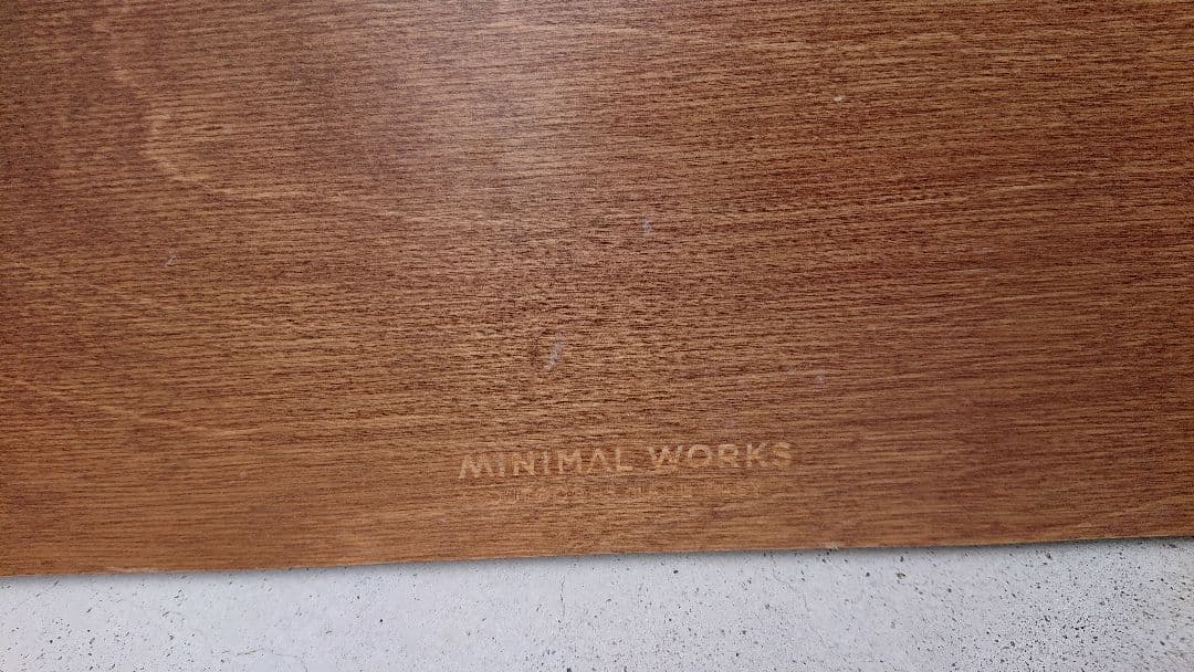 ミニマルワークス アルミコンテナ woodの蓋付き