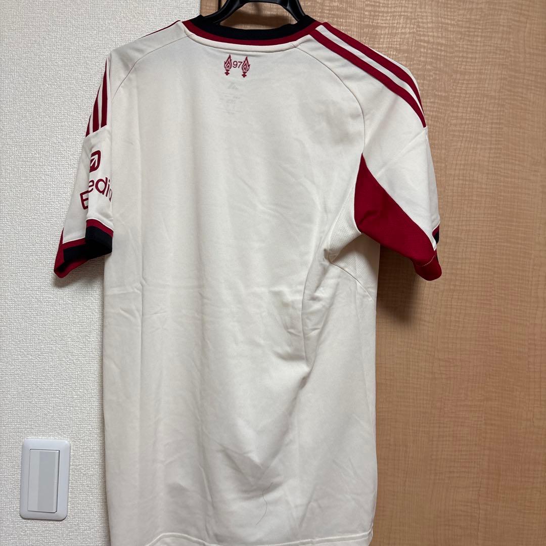 リバプールFC adidas ホワイト/レッド シャツ