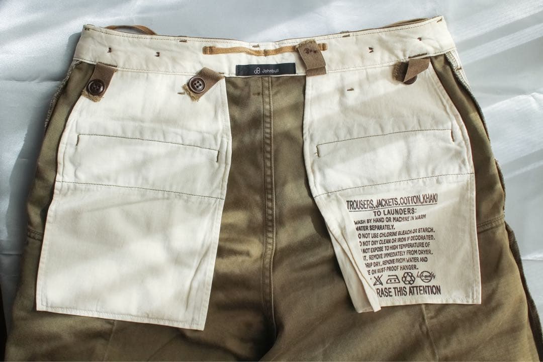 美品 極太 M51 Jhonbull製 ミリタリーカーゴパンツワイド 米軍 復刻