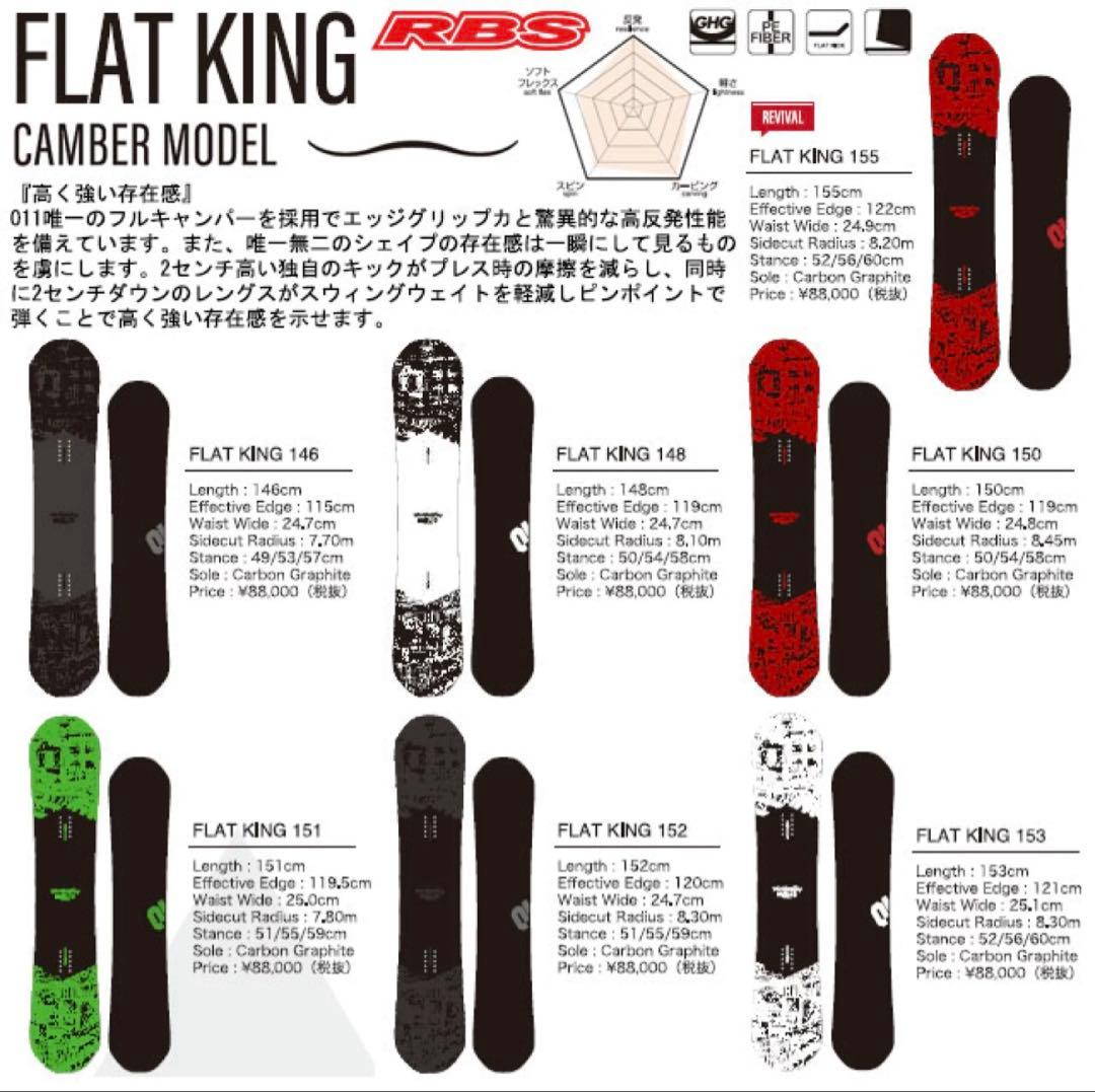 011 artistic flatking 146cm 21-22 グラトリ