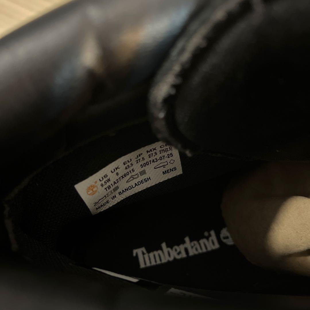 Timberland 6inブーツ 6インチブーツ ブラック 27.5