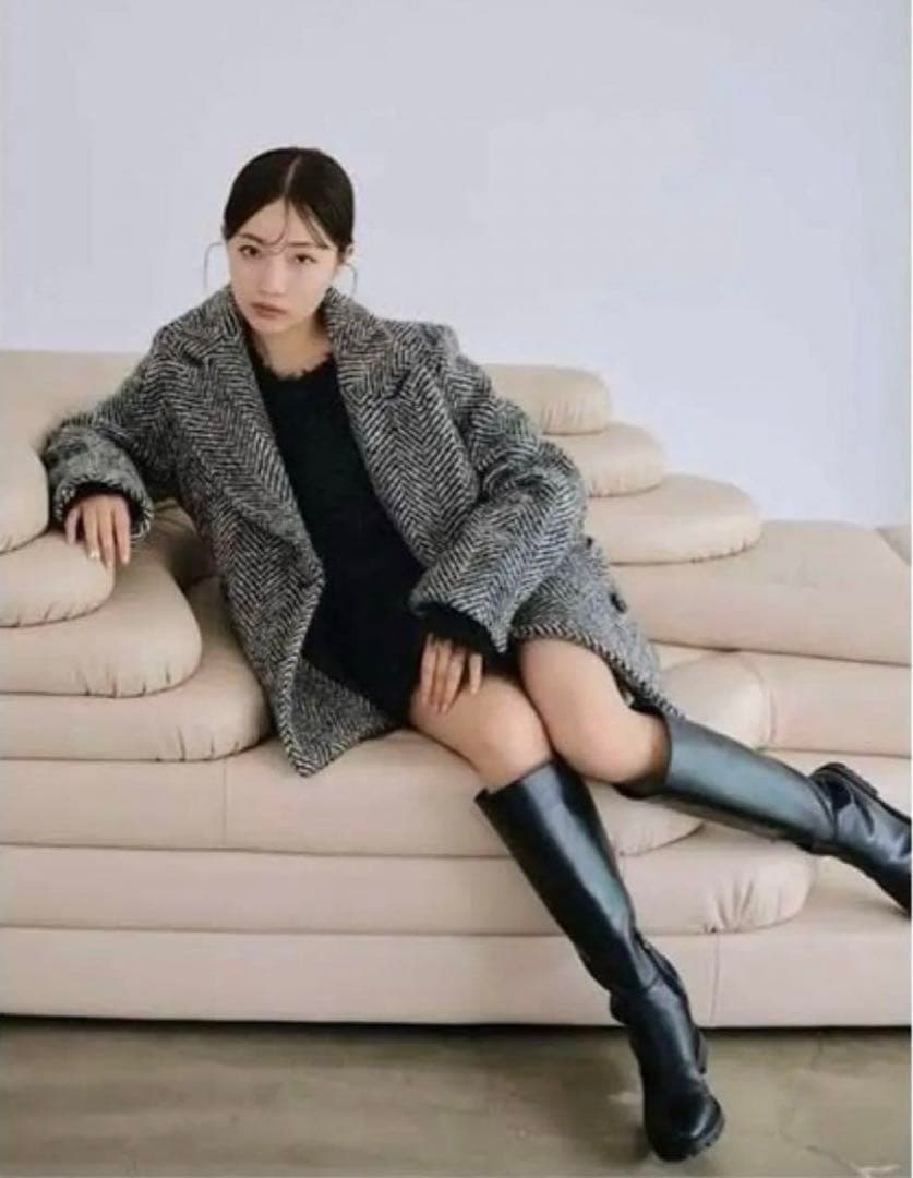 オーバーボックスジャケットコート SNIDEL