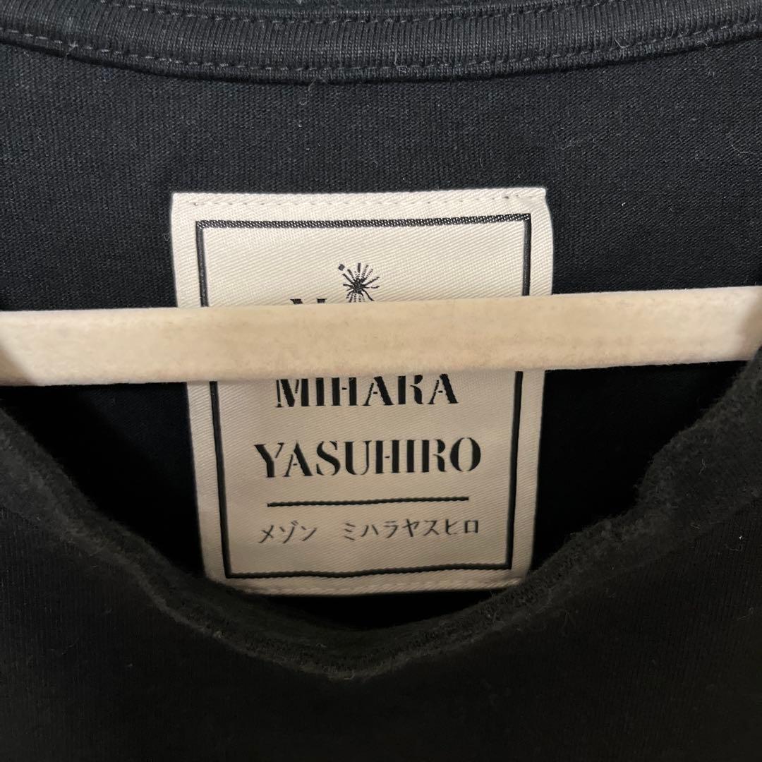 Maison Mihara Yasuhiro ブラック Tシャツ M