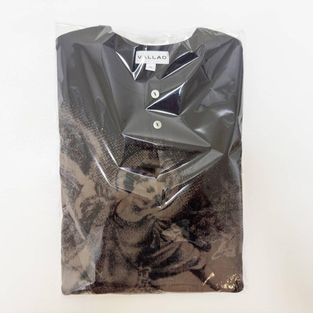 新品 M VALLAD V.HENRY NECK L/S BLACK サーマル