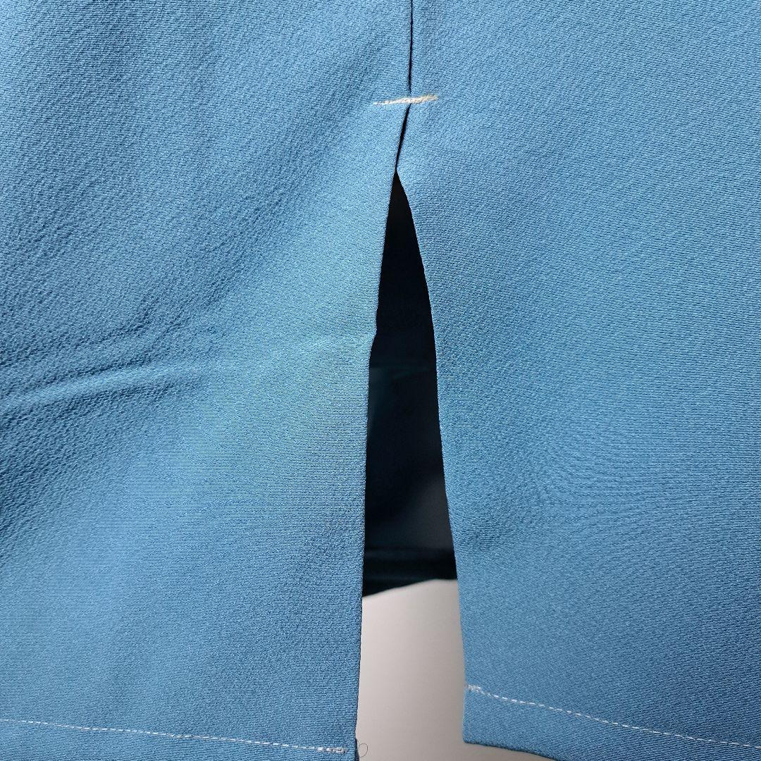 勿忘草色 弓道 着物 和服 審査