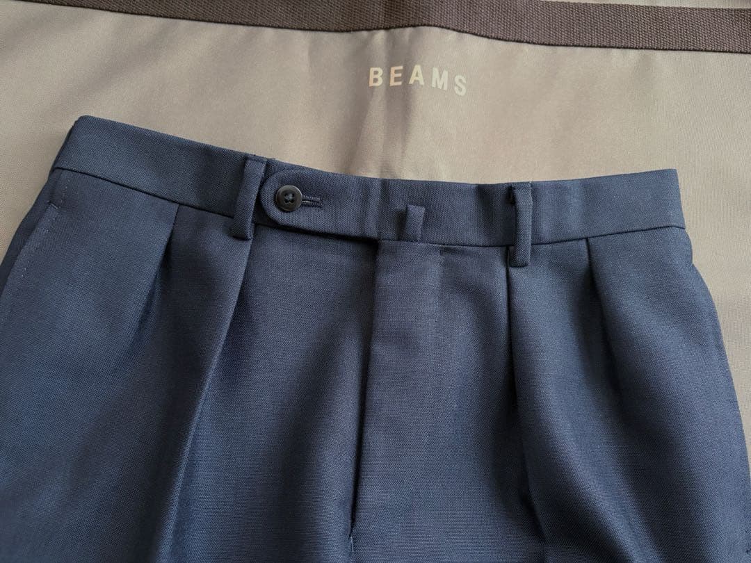 BEAMS F ウールモヘヤ チェンジポケット スーツ